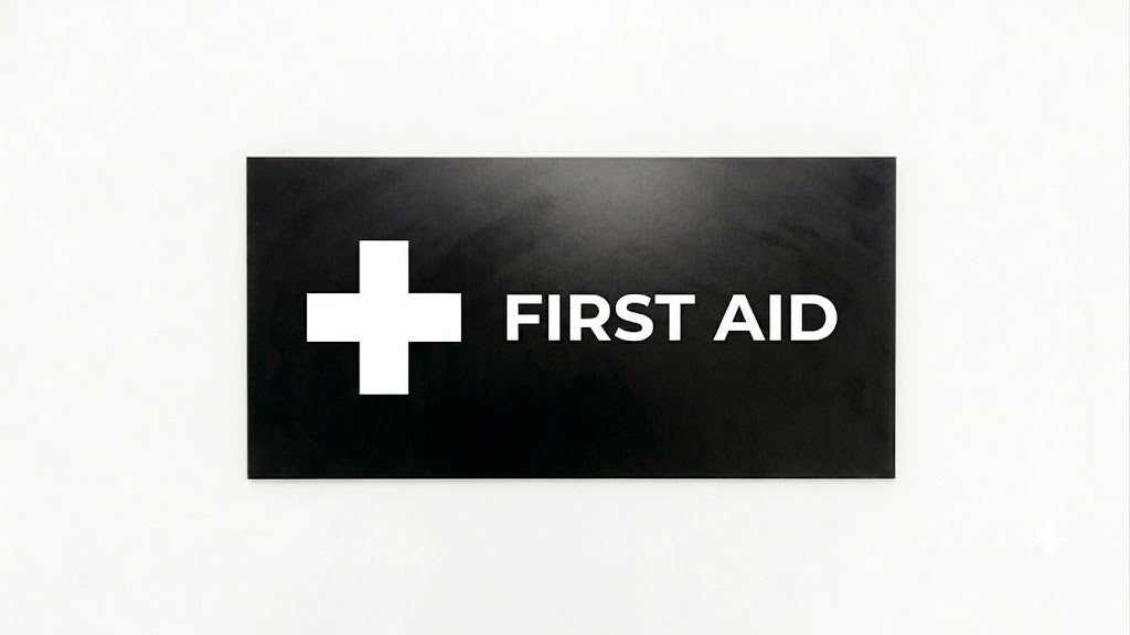 First Aid Sign