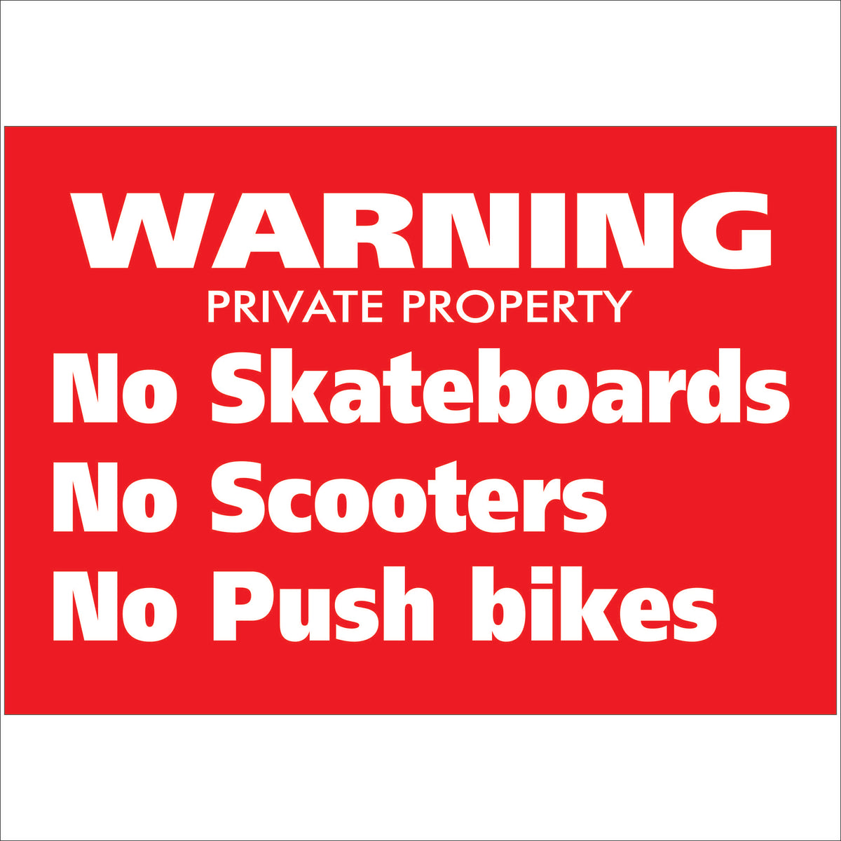 Warning Notice 1009
