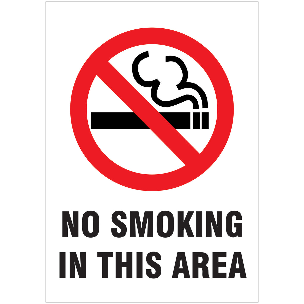 No Smoking Signs
