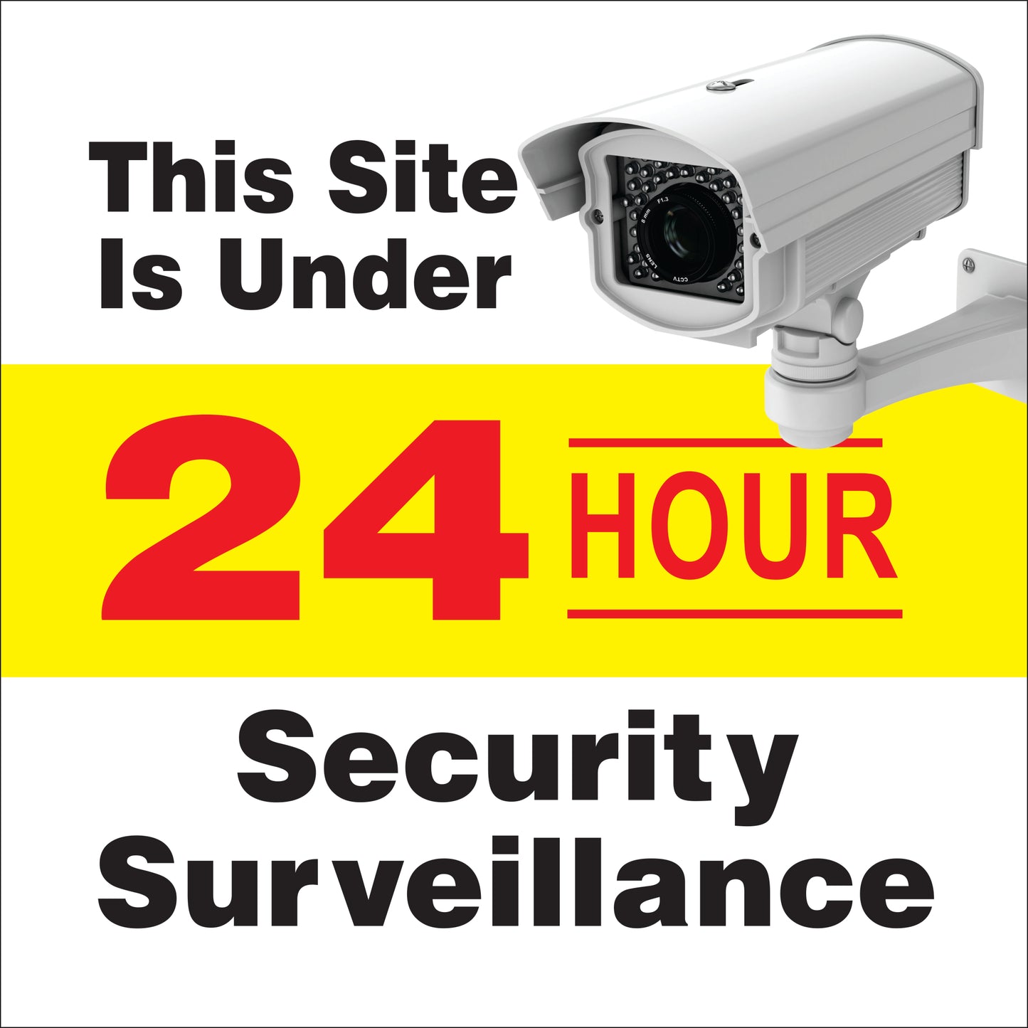 CCTV Surveillance Sign | High Visibility & Durable Security Alert