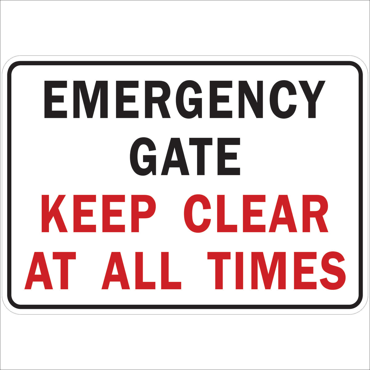 Gate Sign 1130