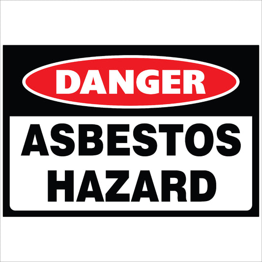 Danger Asbestos Sign | High Visibility & Durable Warning Sign