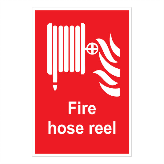 Fire Hose Reel Sign | High Visibility & Durable Fire Safety Indicator Version 1