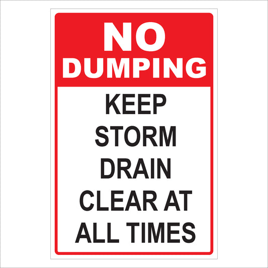 No Dumping Sign | High Visibility & Durable Environmental Notice
