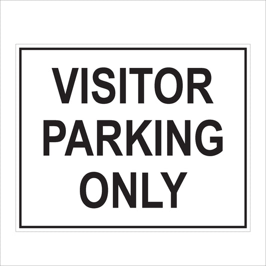 Visitor Parking Sign 2 | High Visibility & Durable Parking Designation Notice